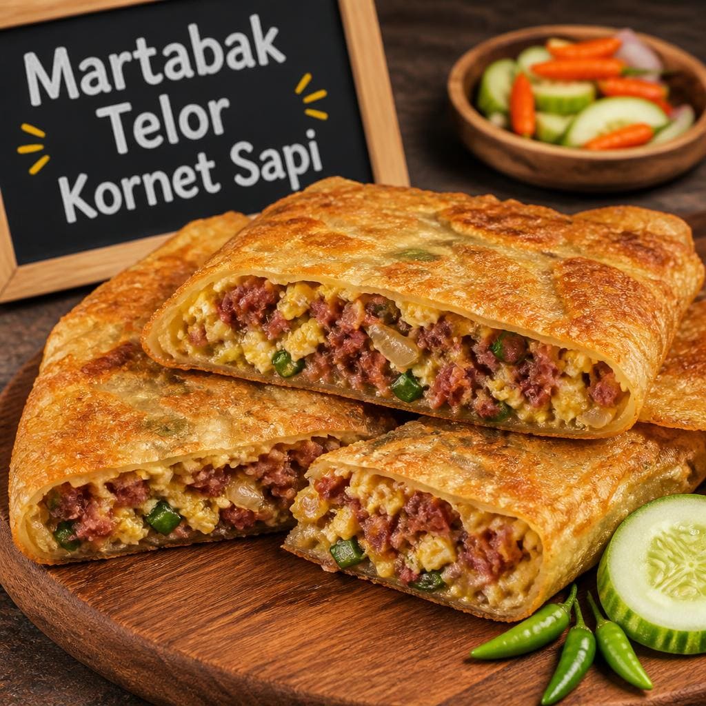 Telor Kornet Sapi Martabak 999 Asli Bandung